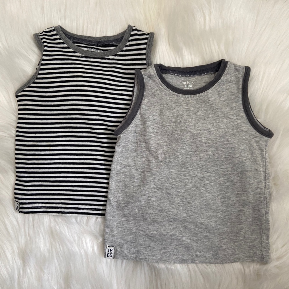 Two Carter’s Tank Tops 18mos